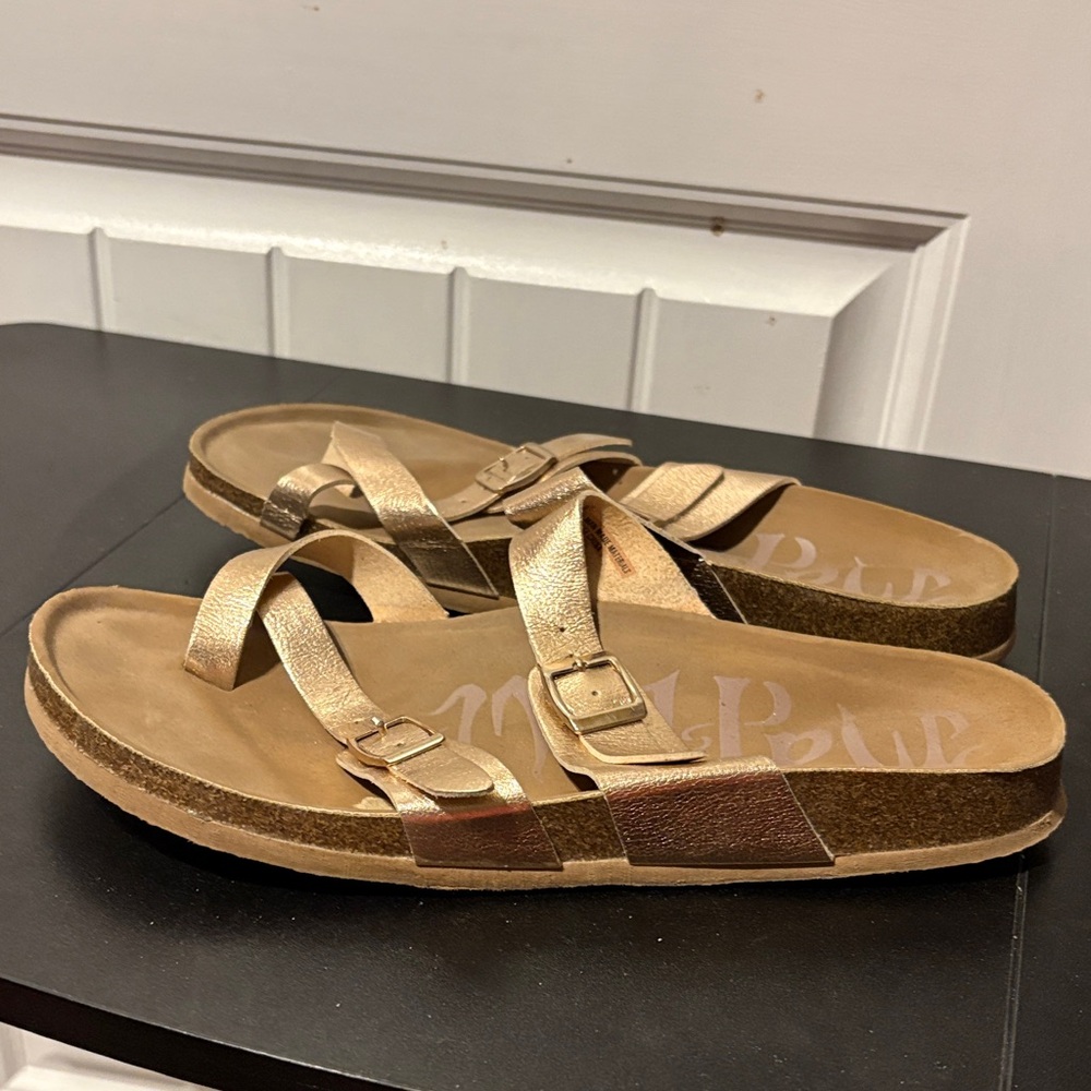 Mad Love Rose Gold Sandals